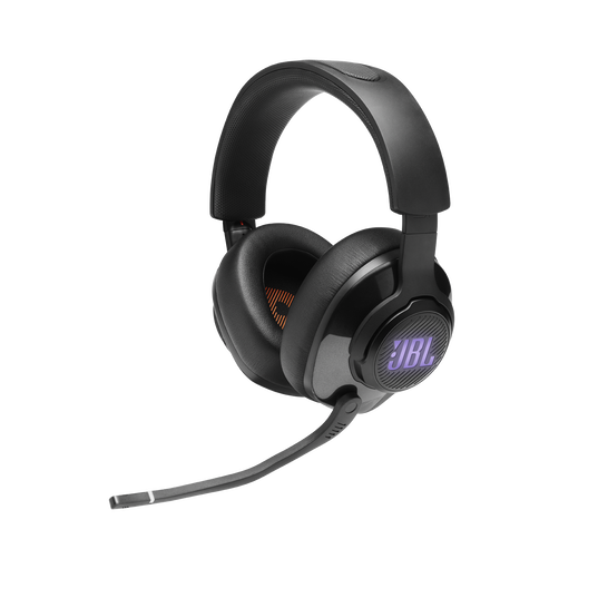 JBL Quantum 400 - Black - USB over-ear PC gaming headset with game-chat dial - Detailshot 3